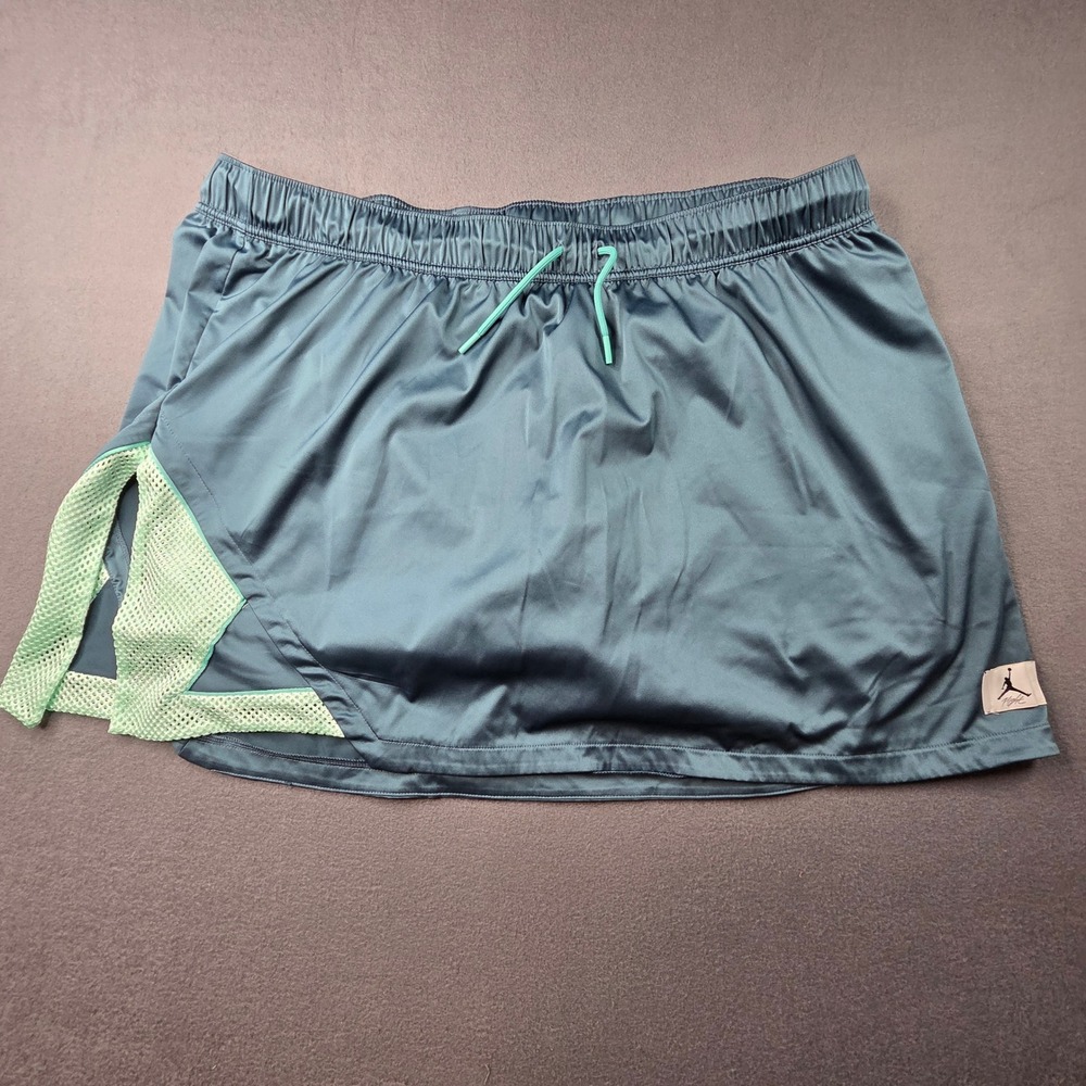Jordan Flight Women Skort Teal Mint Green Loose Fit Athletic Skirt 2X DO5032-367